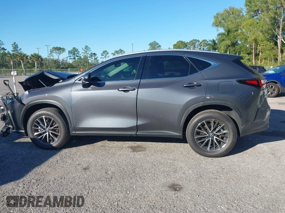 2025 Lexus NX with VIN 2T2ADCAZ0SC020938, listed as a IAAI auction lot 41296217 with 588 mi miles. Bid and sale history available at carsss.com. Image 14.