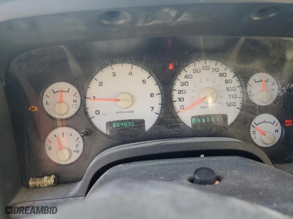 2004 Dodge Ram 1500 SLT with VIN 1D7HA18N54S668432, listed as a Copart auction lot 78213234 with 204,835 mi miles and Salvage Title. Bid and sale history available at carsss.com. Image 9.