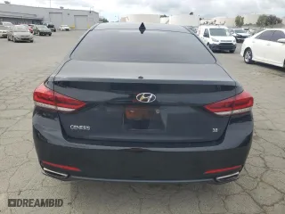 2016 Hyundai Genesis 3.8L with VIN KMHGN4JE1GU135133, listed as a Copart auction lot 47763185 with 86,982 mi miles and Salvage Title. Bid and sale history available at carsss.com. Image 6.