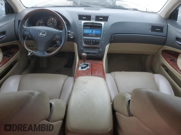 2008 Lexus GS 350 with VIN JTHBE96S680036213, listed as a Copart auction lot 49134665 with 104,614 mi miles and Clean Title. Bid and sale history available at carsss.com. Image 8.