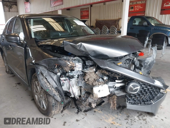 2023 Mazda CX-5 2.5 S Preferred Package with VIN JM3KFBCM7P0188843, listed as a IAAI auction lot 41705055 with 46,169 mi miles. Bid and sale history available at carsss.com. Image 1.