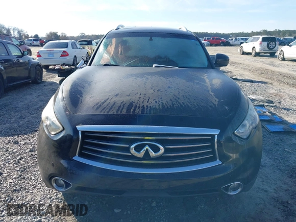 2014 Infiniti QX70 with VIN JN8CS1MU2EM451932, listed as a IAAI auction lot 41439834 with 125,781 mi miles and . Bid and sale history available at DreamBid. Image 12.