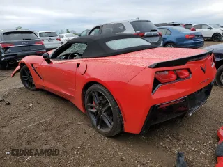 2017 Chevrolet Corvette Z51 2LT with VIN 1G1YK3D72H5121674, listed as a Copart auction lot 53059704 with 27,634 mi miles. Bid and sale history available at carsss.com. Image 2.