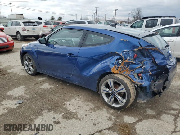 2017 Hyundai Veloster with VIN KMHTC6AD8HU324368, listed as a Copart auction lot 37286853 with 90,777 mi miles. Bid and sale history available at carsss.com. Image 2.