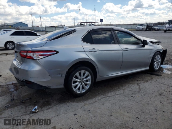 2020 Toyota Camry LE with VIN 4T1C11AK9LU951614, listed as a Copart auction lot 50218715 with Not Provided miles and Salvage Title. Bid and sale history available at carsss.com. Image 3.