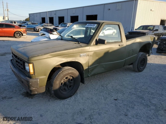 1990 Chevrolet S/T Pickup with VIN 1GCCS14E0L2143381, listed as a Copart auction lot 88086495 with NaN miles and Salvage Title. Bid and sale history available at carsss.com. Image 1.