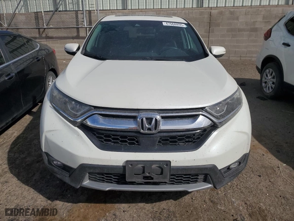 2018 Honda CR-V EX-L with VIN 2HKRW1H89JH509661, listed as a Copart auction lot 47668895 with 76,005 mi miles and Salvage Title. Bid and sale history available at carsss.com. Image 5.