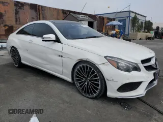 2017 Mercedes-Benz E-Class E 400 with VIN WDDKJ6FB7HF360866, listed as a Copart auction lot 87258794 with 56,124 mi miles and Salvage Title. Bid and sale history available at carsss.com. Image 4.