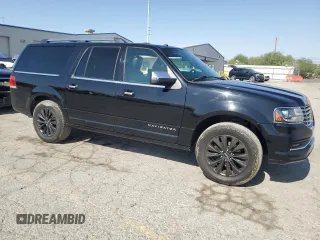 2017 Lincoln Navigator Select with VIN 5LMJJ3JT2HEL04577, listed as a Copart auction lot 61502645 with 42,982 mi miles and Salvage title. Bid and sale history available at DreamBid. Image 4.