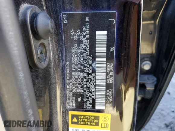 2012 Lexus RX 450h with VIN JTJBC1BA9C2432765, listed as a Copart auction lot 43642505 with 290,286 mi miles and Clean title. Bid and sale history available at DreamBid. Image 13.