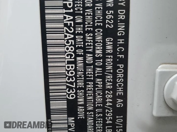 2016 Porsche Macan Turbo z VIN WP1AF2A58GLB93739, wystawiony jako Copart lot #47808135 z przebiegiem 130 701 mil mil oraz Szkoda całkowita • Salvage title. Historia ofert i sprzedaży dostępna na DreamBid. Obrazek 13.