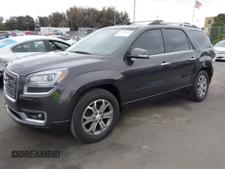 2015 GMC Acadia SLT with VIN 1GKKVRKD5FJ337429, listed as a IAAI auction lot 41772657 with 134,399 mi miles. Bid and sale history available at carsss.com. Image 2.