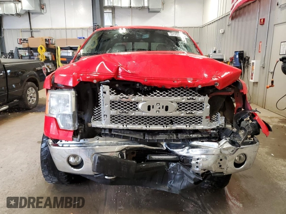 2012 Ford F-150 XL with VIN 1FTFW1ET7CFA14903, listed as a Copart auction lot 51752495 with 186,347 mi miles and Clean Title. Bid and sale history available at carsss.com. Image 5.