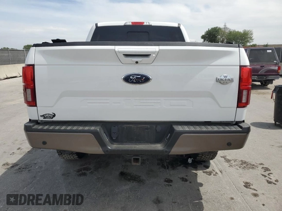 2019 Ford F-150 XL with VIN 1FTEW1E51KFB58751, listed as a Copart auction lot 50058755 with 102,411 mi miles and Salvage Title. Bid and sale history available at carsss.com. Image 6.