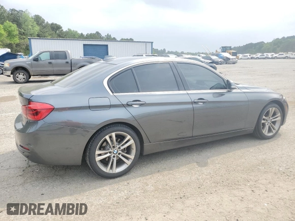 2018 BMW 3 Series 330i with VIN WBA8B9G56JNU57500, listed as a Copart auction lot 51907895 with 97,889 mi miles and Salvage title. Bid and sale history available at DreamBid. Image 3.
