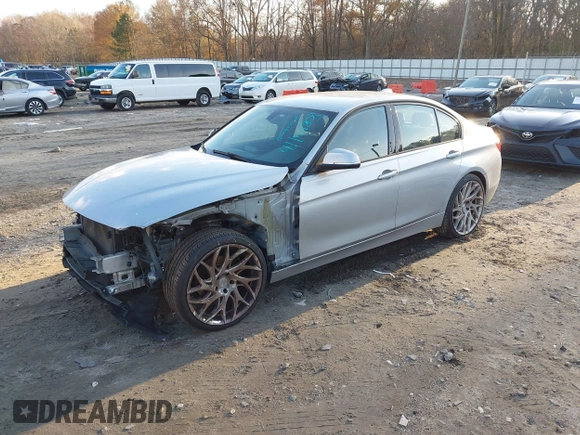 2016 BMW 3 Series 328i with VIN WBA8E9G50GNT47543, listed as a IAAI auction lot 41101803 with 150,202 mi miles. Bid and sale history available at carsss.com. Image 18.