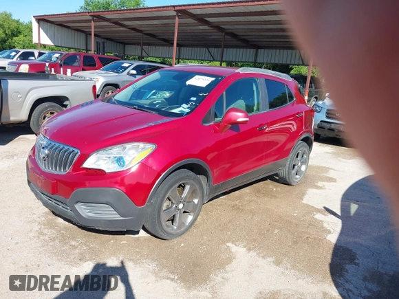 2014 Buick Encore with VIN KL4CJASB3EB694106, listed as a IAAI auction lot 42079224 with 181,435 mi miles. Bid and sale history available at carsss.com. Image 2.