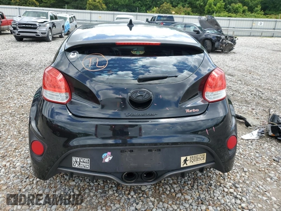 2013 Hyundai Veloster Turbo with VIN KMHTC6AE2DU177578, listed as a Copart auction lot 60901785 with Not provided miles and Salvage title. Bid and sale history available at DreamBid. Image 6.