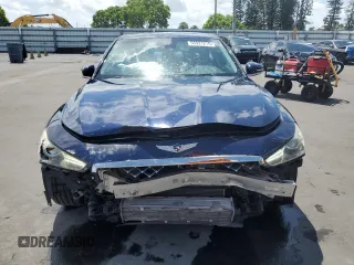 2019 Genesis G70 Advanced with VIN KMTG74LE0KU043856, listed as a Copart auction lot 55921215 with 72,161 mi miles and Non repairable. Bid and sale history available at DreamBid. Image 5.