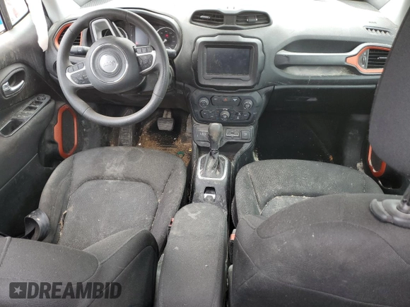 2018 Jeep Renegade Sport z VIN ZACCJBABXJPH54265, wystawiony jako Copart lot #50735615 z przebiegiem 97 459 mil mil oraz Czysty tytuł • Clean title. Historia ofert i sprzedaży dostępna na DreamBid. Obrazek 8.