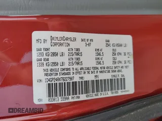 2007 Dodge Grand Caravan SE with VIN 1D4GP24RX7B227907, listed as a Copart auction lot 59116895 with Not provided miles and Salvage title. Bid and sale history available at DreamBid. Image 14.