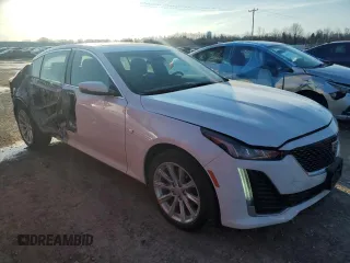 2024 Cadillac CT5 Luxury with VIN 1G6DX5RK8R0108526, listed as a Copart auction lot 48294545 with 25,210 mi miles and Salvage title. Bid and sale history available at DreamBid. Image 4.