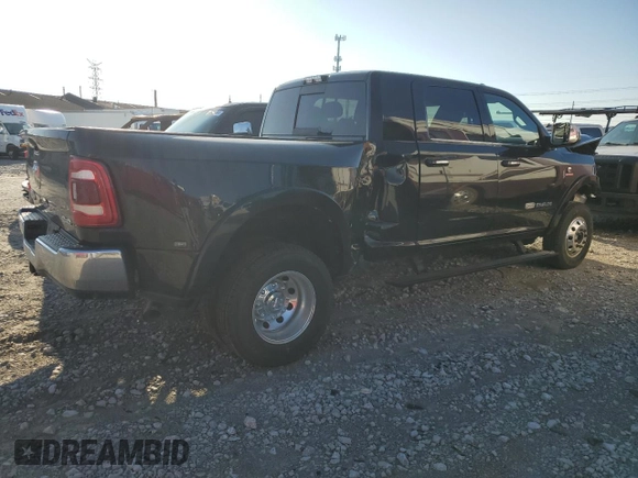 2019 Ram 3500 Longhorn with VIN 3C63RRNL5KG660793, listed as a Copart auction lot 41448534 with 61,347 mi miles and Salvage Title. Bid and sale history available at carsss.com. Image 3.