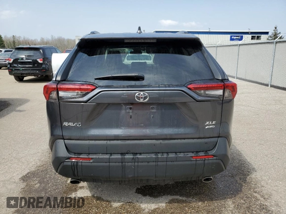 2020 Toyota RAV4 with VIN 2T3R1RFV9LC128802, listed as a Copart auction lot 54586675 with 164,217 mi miles and Salvage title. Bid and sale history available at DreamBid. Image 6.