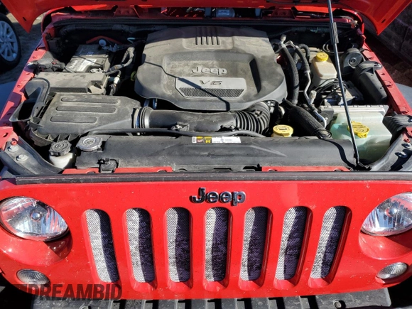 2016 Jeep Wrangler Rubicon with VIN 1C4BJWCG1GL157076, listed as a Copart auction lot 81745264 with 67,535 mi miles and Salvage title. Bid and sale history available at DreamBid. Image 11.