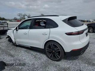 2021 Porsche Cayenne with VIN WP1AA2AY9MDA07852, listed as a Copart auction lot 48318465 with Not provided miles and Salvage title. Bid and sale history available at DreamBid. Image 2.
