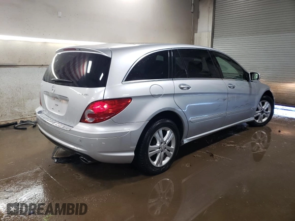 2009 Mercedes-Benz R 3.5L with VIN 4JGCB65E49A092179, listed as a Copart auction lot 46138045 with 157,021 mi miles and Salvage Title. Bid and sale history available at DreamBid. Image 3.