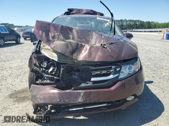 2014 Honda Odyssey Touring с VIN 5FNRL5H90EB082822, выставлен на аукционе Copart как лот 53528555 с пробегом Не указан миль и Списание • Salvage title. История ставок и продаж доступна на DreamBid. Изображение 5.