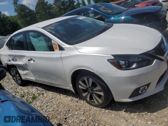 2017 Nissan Sentra SV with VIN 3N1AB7AP0HY322354, listed as a Copart auction lot 54161465 with 82,340 mi miles and Salvage Title. Bid and sale history available at DreamBid. Image 4.