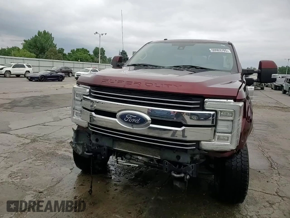 2017 Ford F-350 Platinum with VIN 1FT8W3BT7HEE46834, listed as a Copart auction lot 59903785 with 90,227 mi miles and Salvage title. Bid and sale history available at DreamBid. Image 14.