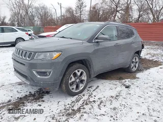 2020 Jeep Compass Limited with VIN 3C4NJDCBXLT104350, listed as a IAAI auction lot 41251659 with 151,379 mi miles. Bid and sale history available at carsss.com. Image 18.