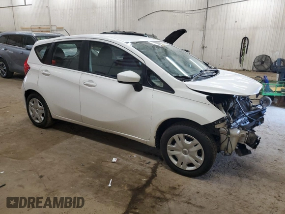 2017 Nissan Note SV with VIN 3N1CE2CP9HL371548, listed as a Copart auction lot 55043285 with 114,266 mi miles and Salvage title. Bid and sale history available at DreamBid. Image 4.