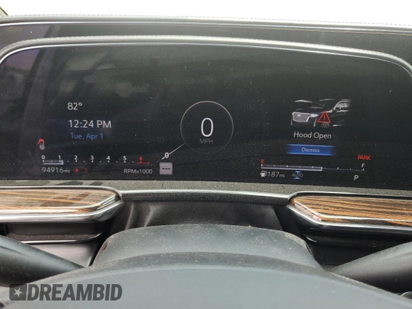 2021 Cadillac Escalade Luxury with VIN 1GYS4AKL3MR232470, listed as a Copart auction lot 51305355 with 94,916 mi miles and Salvage title. Bid and sale history available at DreamBid. Image 9.