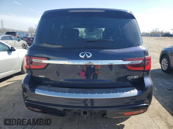 2020 Infiniti QX80 Luxe z VIN JN8AZ2NE2L9255411, wystawiony jako Copart lot #49269175 z przebiegiem 133 544 mil mil oraz Czysty tytuł • Clean title. Historia ofert i sprzedaży dostępna na DreamBid. Obrazek 6.