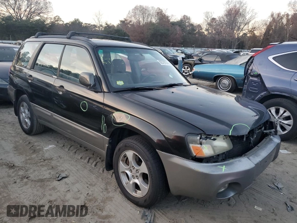 2003 Subaru Forester XS with VIN JF1SG65623H724854, listed as a Copart auction lot 82579774 with 176,986 mi miles and Salvage Title. Bid and sale history available at carsss.com. Image 4.