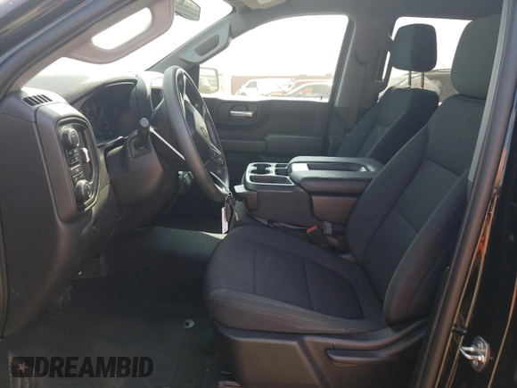 2021 Chevrolet Silverado 1500 Custom with VIN 3GCPYBEH9MG130670, listed as a Copart auction lot 68754854 with 63,770 mi miles and Salvage Title. Bid and sale history available at DreamBid. Image 7.