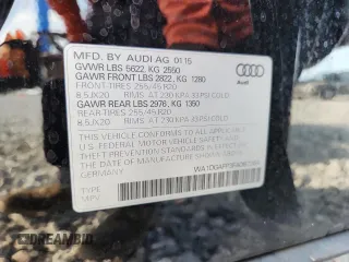 2015 Audi Q5 Premium Plus with VIN WA1DGAFP3FA087364, listed as a Copart auction lot 61330555 with 79,792 mi miles and Non repairable. Bid and sale history available at DreamBid. Image 13.