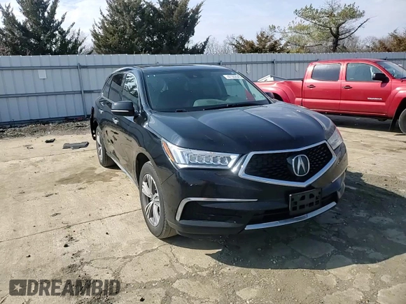 2019 Acura MDX with VIN 5J8YD4H35KL031695, listed as a Copart auction lot 47382045 with 105,456 mi miles and Salvage Title. Bid and sale history available at carsss.com. Image 12.