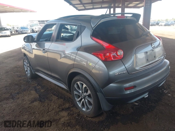 2013 Nissan Juke SL with VIN JN8AF5MV3DT214544, listed as a IAAI auction lot 41980194 with 57,161 mi miles and . Bid and sale history available at DreamBid. Image 3.