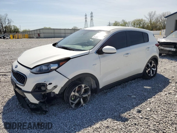 2020 Kia Sportage LX with VIN KNDPMCAC6L7672217, listed as a Copart auction lot 54586355 with 72,661 mi miles and Clean Title. Bid and sale history available at carsss.com. Image 1.