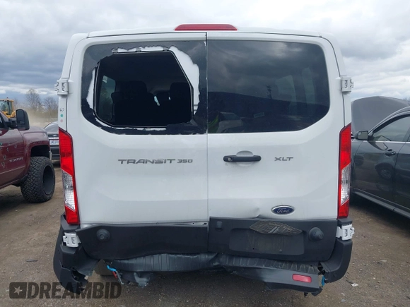 2024 Ford Transit Passenger XL with VIN 1FBAX2YG6RKA21325, listed as a IAAI auction lot 42030901 with 22,993 mi miles. Bid and sale history available at carsss.com. Image 16.