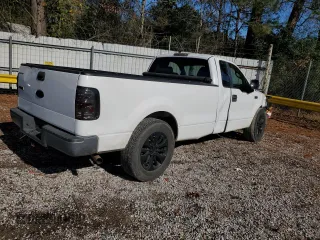 2008 Ford F-150 XL with VIN 1FTRF12W78KE35224, listed as a Copart auction lot 86400554 with Not Provided miles and Salvage Title. Bid and sale history available at carsss.com. Image 3.