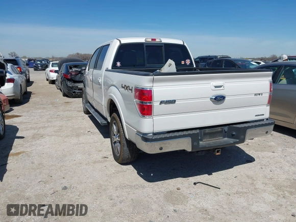 2014 Ford F-150 XL with VIN 1FTFW1EF4EKF03876, listed as a IAAI auction lot 41871706 with 151,642 mi miles. Bid and sale history available at carsss.com. Image 3.