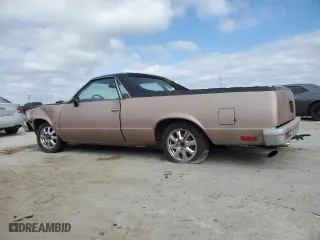 1982 Chevrolet El Camino with VIN 1GCCW80HXCR198571, listed as a Copart auction lot 77004474 with 70,899 mi miles and Salvage Title. Bid and sale history available at carsss.com. Image 2.