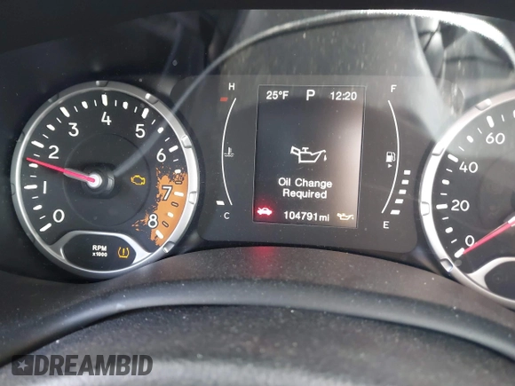 2016 Jeep Renegade Latitude with VIN ZACCJBBT8GPD00919, listed as a IAAI auction lot 41379627 with 104,791 mi miles. Bid and sale history available at carsss.com. Image 16.
