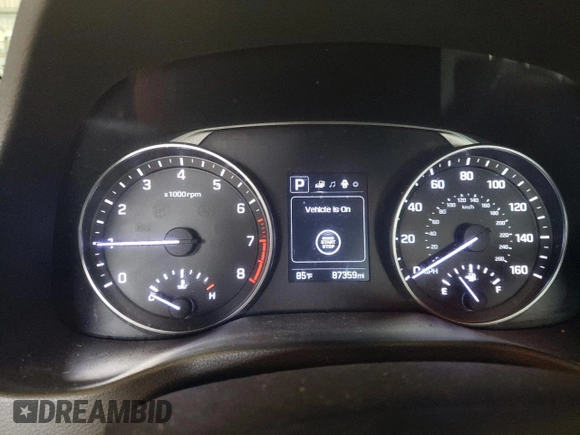 2017 Hyundai Elantra SE with VIN 5NPD84LF9HH138751, listed as a Copart auction lot 54391665 with 87,359 mi miles and Non repairable. Bid and sale history available at DreamBid. Image 9.